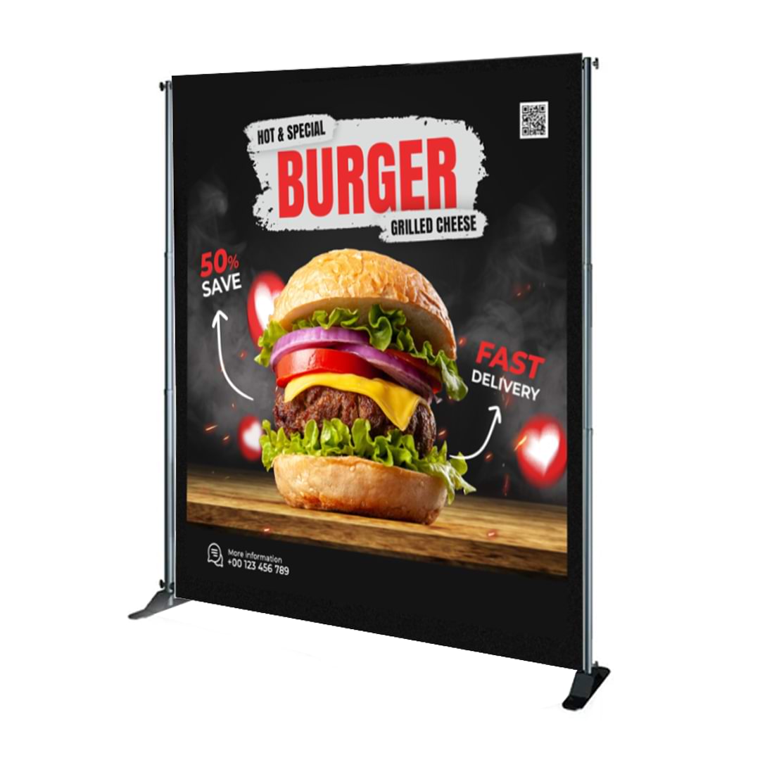 7X8 Backdrop Banner Stand Kit C/R