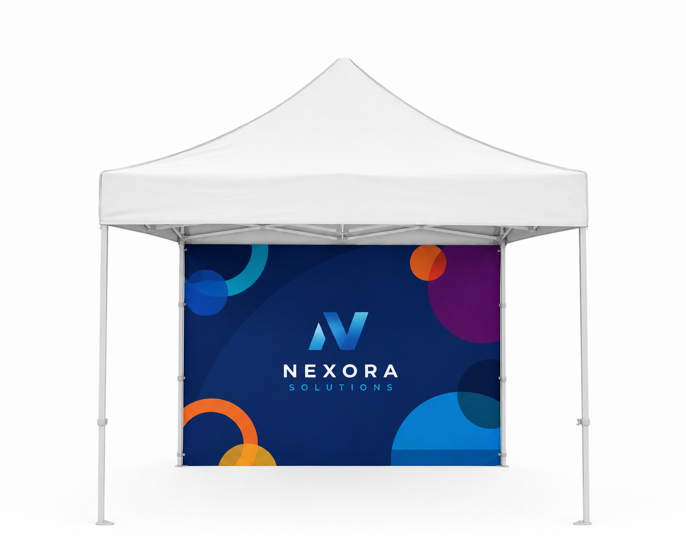 10x10 Single-Sided Canopy Full Wall C/R