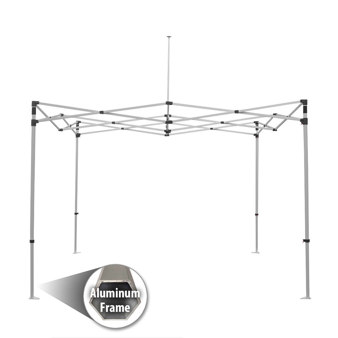 10x10 Aluminum Canopy Graphic Top With Hardware Included C/R