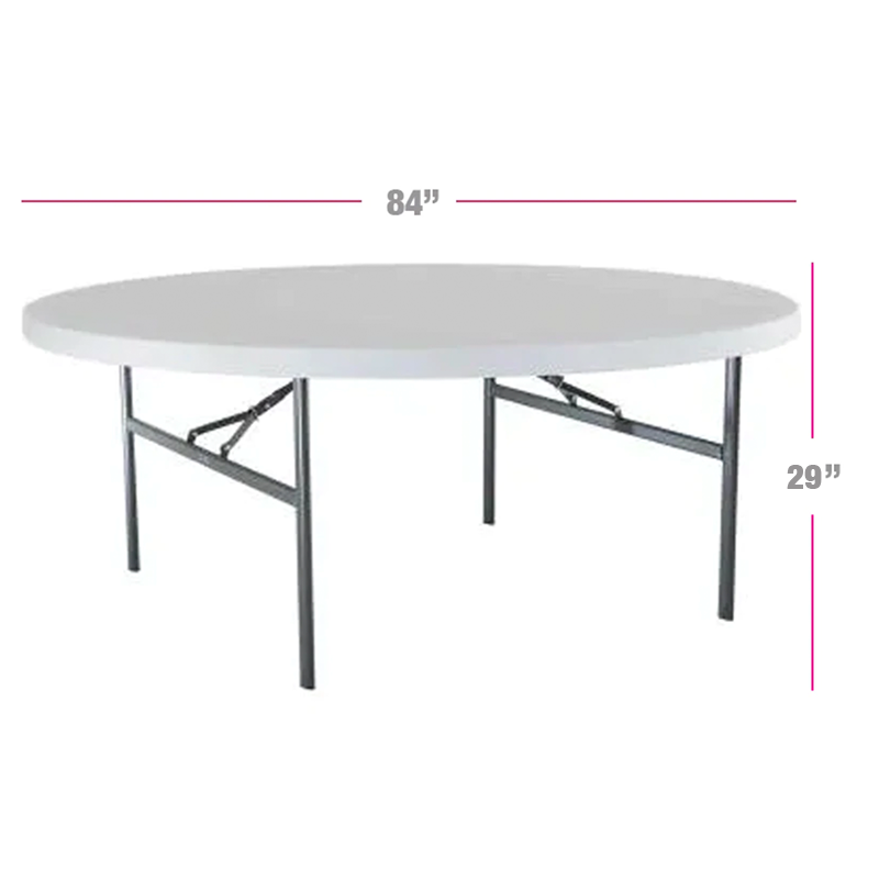 84" X 84" Round Tablecloth C/R