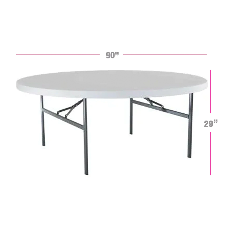90" X 90" Round Tablecloth C/R