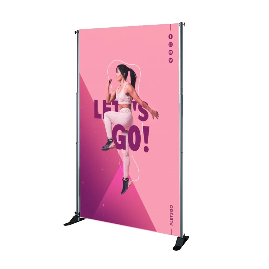 Backdrop Banner Stand Kit 5' x 8' C/R