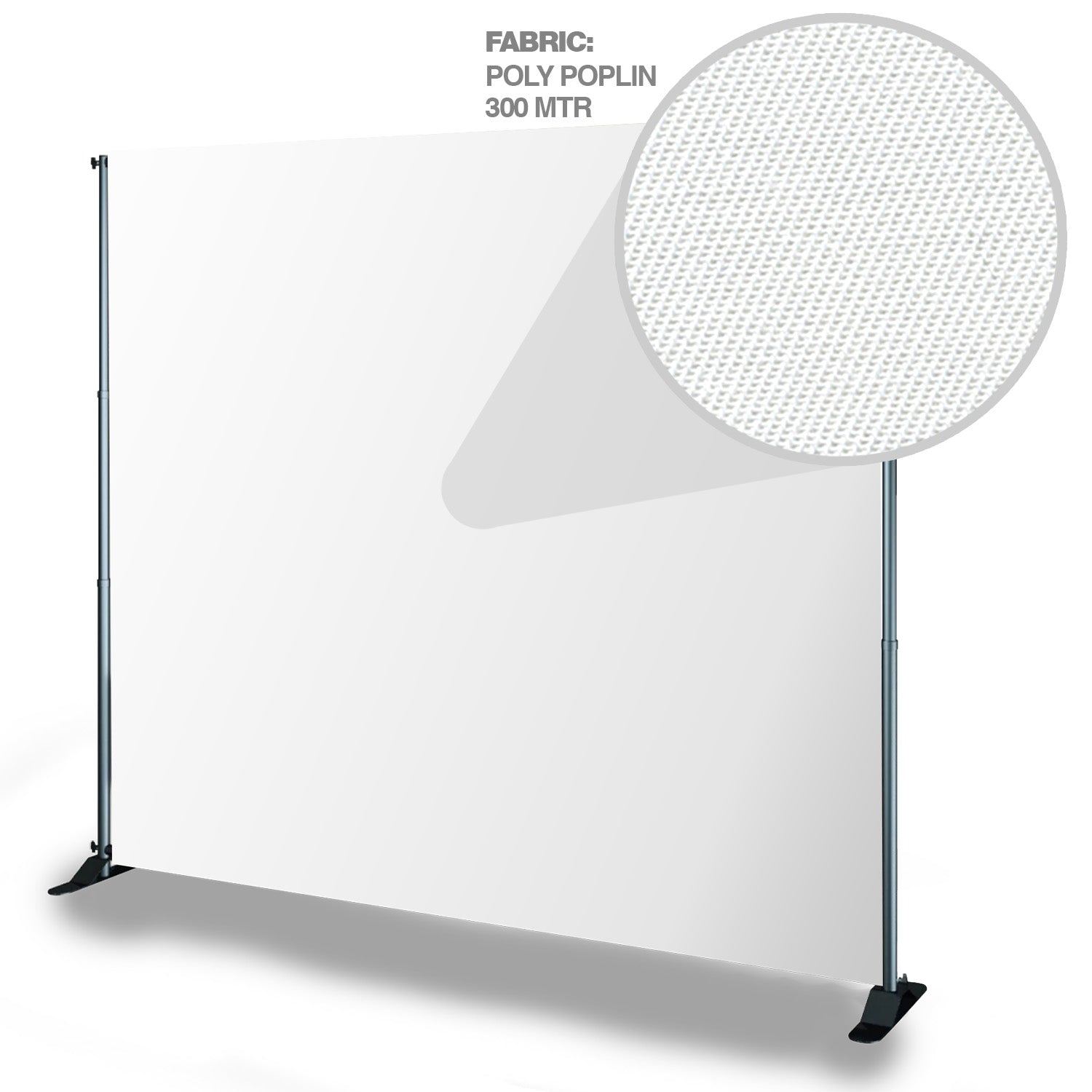 Backdrop Stand Kit / Step and Repeat 8' x 8' (C/R)