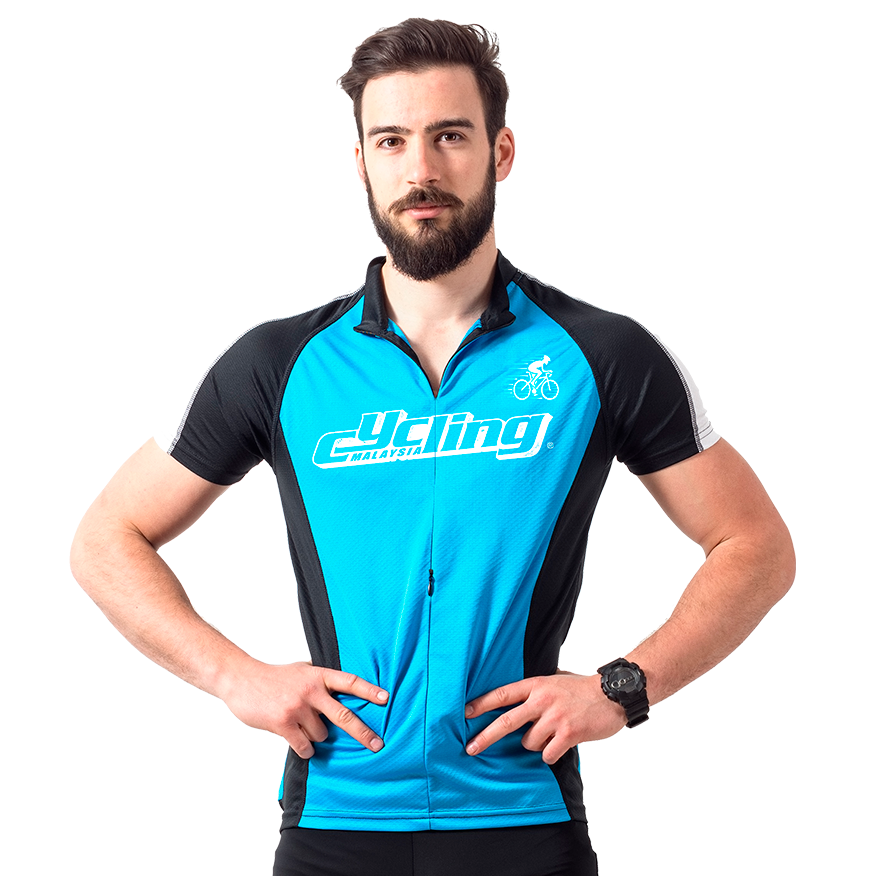 Men’s 3/4 Zipper Cycling Jersey (C/R)