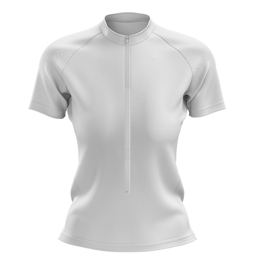 Women’s 3/4 Zip Short Sleeve Cycling Jersey (C/R)