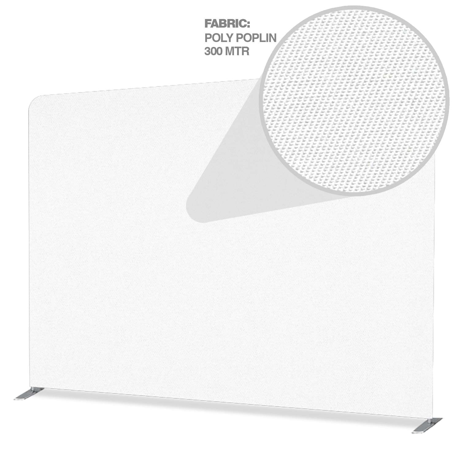 10x8 Backdrop Banner Tube Graphics Replacement Single-Sided C/R