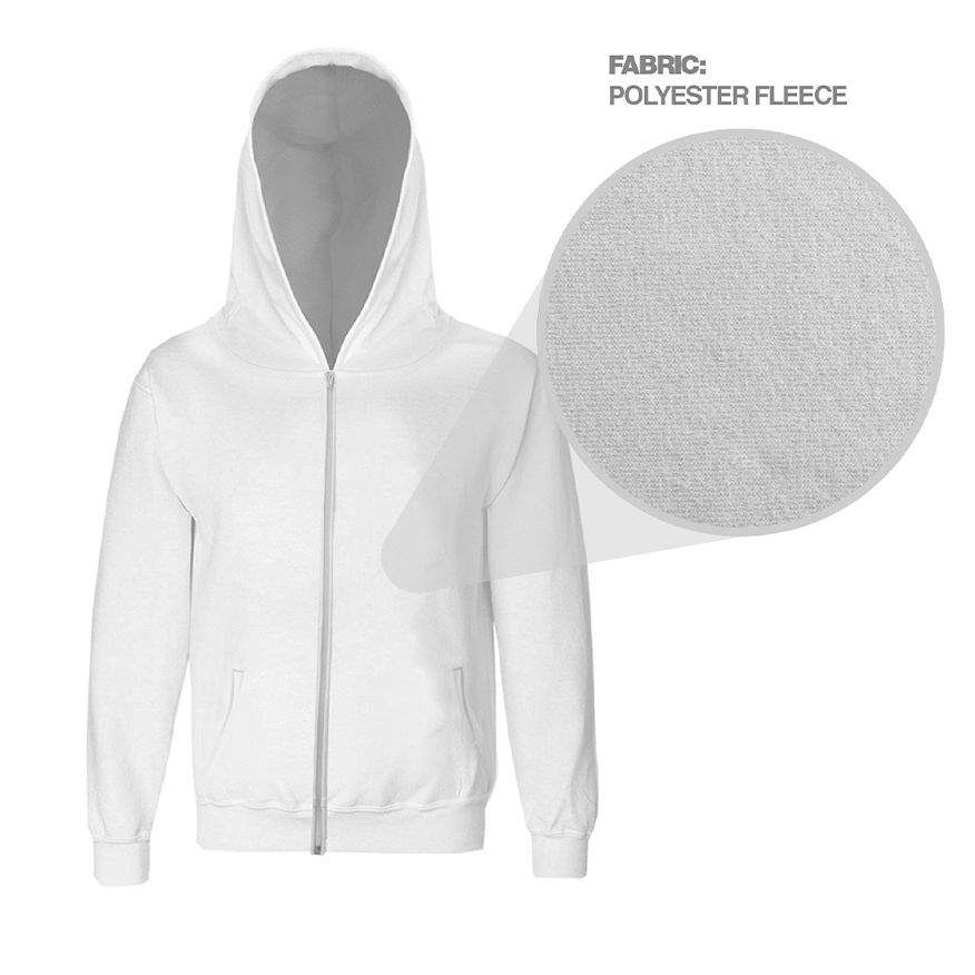 Men's Full Zipper Hoodie (C/R)