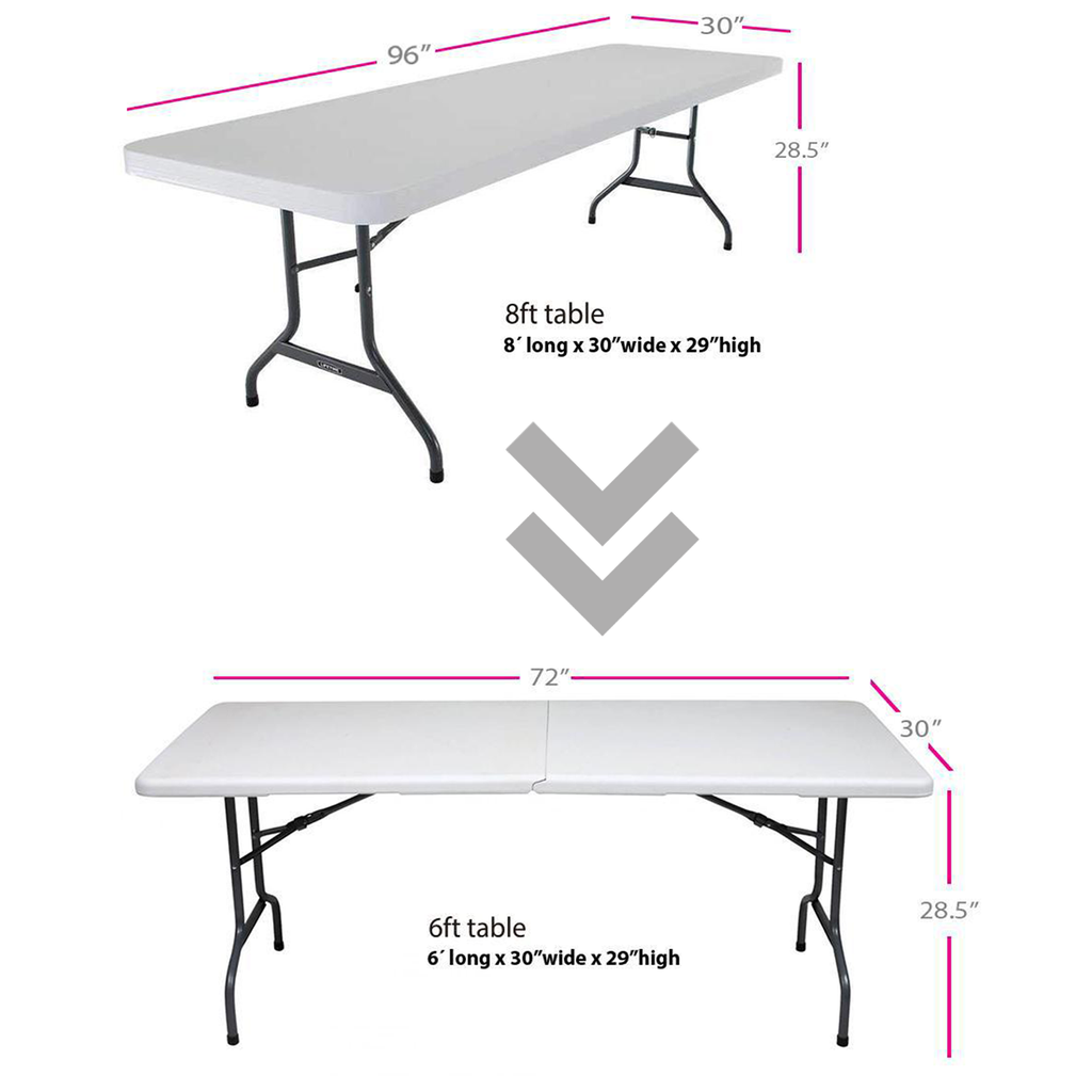 8ft. Convertible Table Cover (C/R)